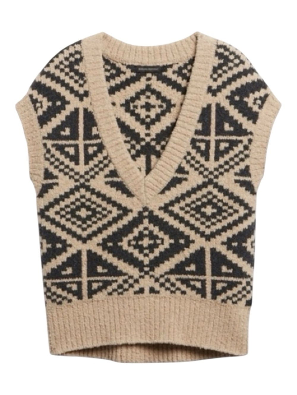 BANANA REPUBLIC Heritage Oversized Sweater Vest, Size XS/S.